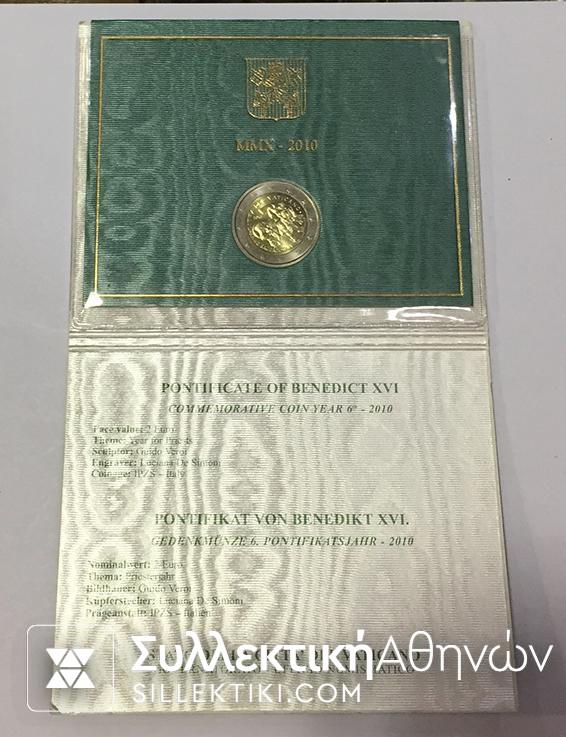 VATICAN 2 Euro 2010 (Blister)